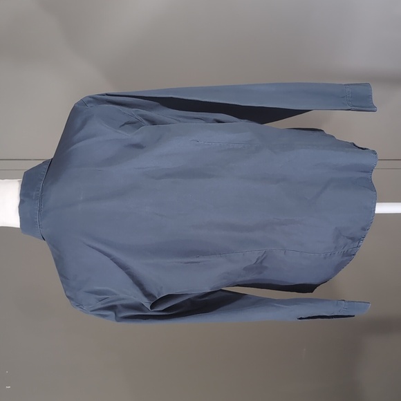 Eddie Bauer Blue Snap Button Long Sleeve Shirt - Picture 3 of 6